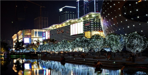 福建莆田市湄洲島商業(yè)街LED夜景工程